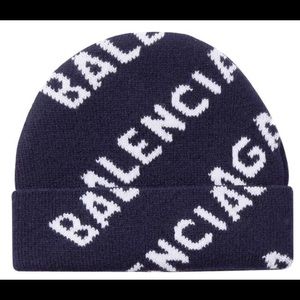 Intarsia Wool-blend Beanie Hat